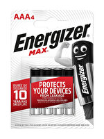 Energizer Max İnce Kalem 4’lü Alkalin Kalem Pil