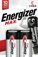 Energizer Max 2 'Lı C Boy Pil