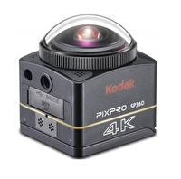 Kodak Pixpro SP360 4K VR Aksiyon Kamera (Wİ-Fİ & 4K) Extrem Paket Siyah ( OUTLET )