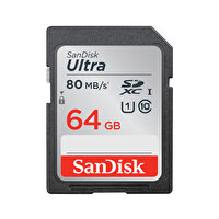 Sandisk 64GB Ultra SDXC UHS-I Hafıza Kartı