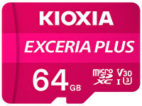 Kioxia Fla 64GB Microsd Exceria Plus Uhs1 R98 Hafıza Kartı