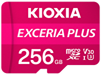 Kioxia Fla 256GB Microsd Exceria Plus Uhs1 R98 Hafıza Kartı