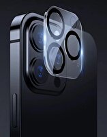 Preo Dayanıklı iPhone 14 Pro Telefon Arka Kamera Koruma