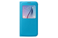 SAMSUNG GALAXY S6 S-VIEW COVER FABRIC MAVİ