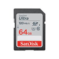 SanDisk Ultra 64GB SDXC 120MB/s SDSDUN4-064G-GN6IN Hafıza Kartı