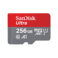 SanDisk 256GB Ultra microSDXC 120MB/s A1 Class 10 UHS-I SDSQUA4-256G-GN6MN Hafıza Kartı