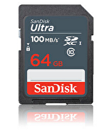 SanDisk Ultra 64GB SDXC100MB/s SDSDUNR064GGN3IN Hafıza Kartı