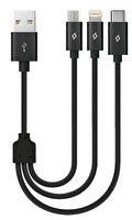 Ttec Alumicable Mini Trio 30cm Şarj Kablosu