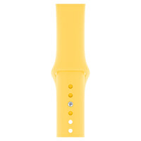 Qfit Apple Watch Uyumlu 42/44mm Silikon Spor Kordon Sarı