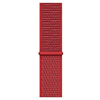 Qfit Apple Watch Uyumlu 42/44mm Spor Hasır Loop Kordon Kırmızı