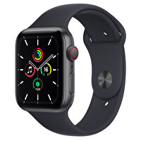 Apple Watch SE Gps + Cellular 44MM Uzay Grisi Alüminyum Kasa Gece Yarısı Spor Kordon MKT33TU/A