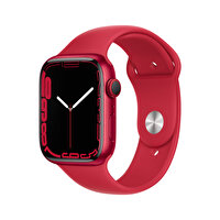 Apple Watch Series 7 GPS +Cellular 45MM Red Alüminyum Kasa Red Spor Kordon