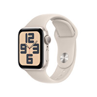 Apple Watch Se Gps 40mm M/L Yıldız Işığı Alüminyum Kasa ve Yıldız Işığı Sport Band 