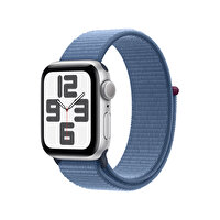 Apple Watch Se Gps 40mm Gümüş Alüminyum Kasa ve Winter Mavi Sport Loop