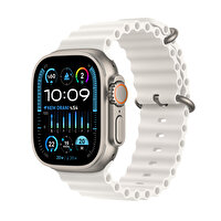 Apple Watch Ultra 2 GPS + Cellular 49mm Titanium Case with White Ocean Band