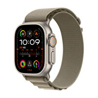 Apple Watch Ultra 2 Gps + Cellular 49mm Titanyum Kasa ve Olive Alpine Medium Loop  