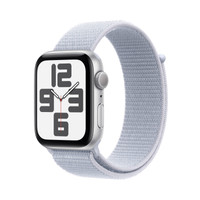 Apple Watch SE GPS 40mm Gümüş Alüminyum Kasa ve Bulut Mavisi Spor Loop