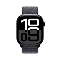 Apple Watch Series 10 GPS 46mm Simsiyah Alüminyum Kasa ve Mürekkep Moru Spor Loop