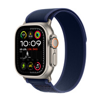 Apple Watch Ultra 2 GPS + Cellular 49mm Natürel Titanyum Kasa ve Mavi Trail Loop - M/L