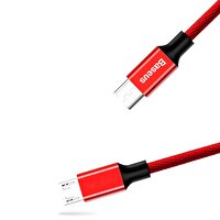 Baseus Yiven Micro Kablo Kırmızı 1m