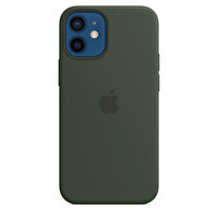 Apple iPhone 12 Mini MagSafe Özellikli Kıbrıs Yeşili Silikon Kılıf MHKR3ZM/A