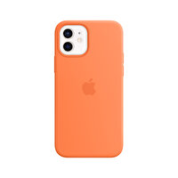 Apple iPhone 12&12 Pro MagSafe Özellikli Kamkat Silikon Kılıf MHKY3ZM/A