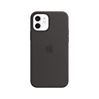 Apple iPhone 12&12 Pro MagSafe Özellikli Siyah Silikon Kılıf MHL73ZM/A