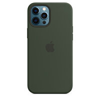 Apple iPhone 12 Pro Max MagSafe Özellikli Kıbrıs Yeşili Silikon Kılıf MHLC3ZM/A
