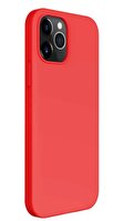 Preo Nano iPhone 12/12 Pro Silikon Telefon Kılıfı Kırmızı