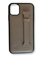 Elae EL.CFG-11P-GRI iPhone 11 Pro Standlı Deri Kılıf Gri