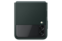 Samsung Galaxy Z Flip3 5G Deri Kılıf Yeşil