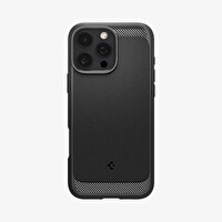 Spigen ACS08115 iPhone 16 Pro Kılıf Rugged Armor Magfit Magsafe Özellikli Matte Black 
