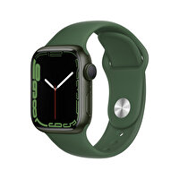 Apple Watch Series 7 GPS  41MM Yeşil Alüminyum Kasa Yonca Spor Kordon
