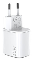 Celly Up TC USB ve USB-C 35W Beyaz Duvar Şarjı