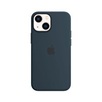Apple MM213ZM/A iPhone 13 Mini Mini Uyumlu MagSafe Özellikli Silikon Kılıf Koyu Abis