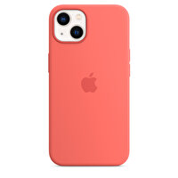 Apple MM253ZM/A iPhone 13 Uyumlu MagSafe Özellikli Silikon Kılıf Pembe Pomelo
