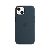 Apple MM293ZM/A iPhone 13 Uyumlu MagSafe Özellikli Silikon Kılıf Koyu Abis