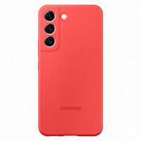 Samsung Galaxy S22 Silicone Telefon Kılıfı Bordo