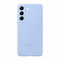 Samsung Galaxy S22 Silicone Telefon Kılıfı Artik Mavi