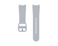 Samsung Galaxy Watch4 Spor Kordon 20 MM S/M Gümüş