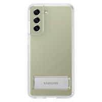 Samsung Galaxy S21 FE Standlı Kılıf Şeffaf