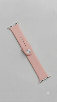 Preo Watch Band 38-40-41mm Uyumlu Silikon Akıılı Saat Kayışı Pembe