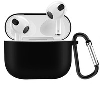 Preo Airpods Seri 3 Uyumlu Taşıma/Koruma Kılıfı Siyah