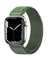 Preo Ultra Chain Watch Band 42 44 45 49MM Yeşil Akıllı Saat Kordonu