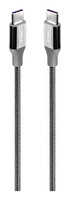Ttec Alumicable USB-C - USB-C 200Cm 65W PD/Qc Hizli Şarj/Data Kablosu Uzay Grisi