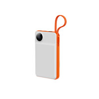 Wiwu Wi-P007 Core Powerbank 10000 Mah Whıte-Orange