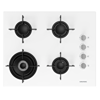 GRUNDIG GIGL 622410W GAZLI CAM OCAK BEYAZ (OUTLET)