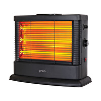 Preo PR3SMN 2100W 3 Çubuklu Quartz Şömine Tipi Isıtıcı (OUTLET)