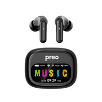 PREO MS45 ANC LCD TWS KABLOSUZ KULAKLIK SİYAH (OUTLET)