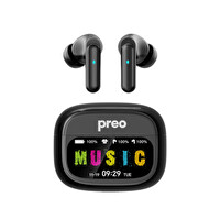 PREO MS45 ANC LCD TWS KABLOSUZ KULAKLIK SİYAH (OUTLET)